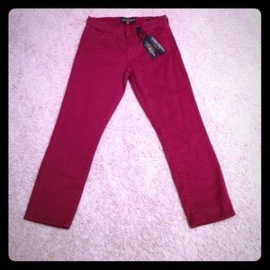 Lucky brand wine ankle Capri